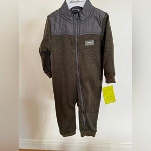 Olive green toddler zip up 9-12 months